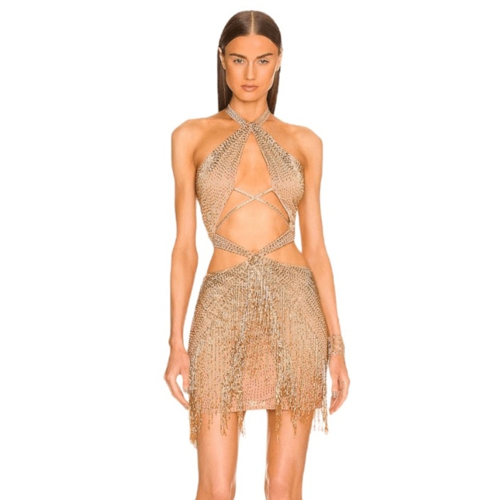 Dundas X Revolve Cher Embellished Mini Dress